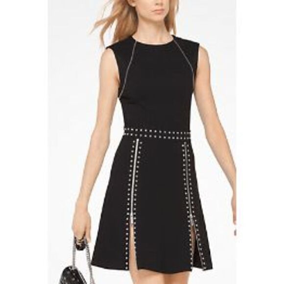 Michael Kors Dresses & Skirts - Michael Kors studded black dress, Size Small‎